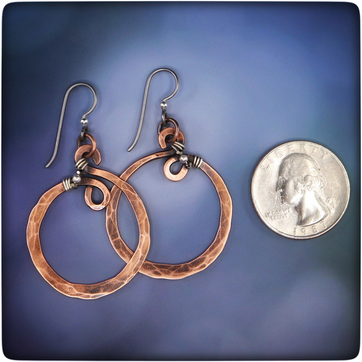 Urban Chic Copper Hoops